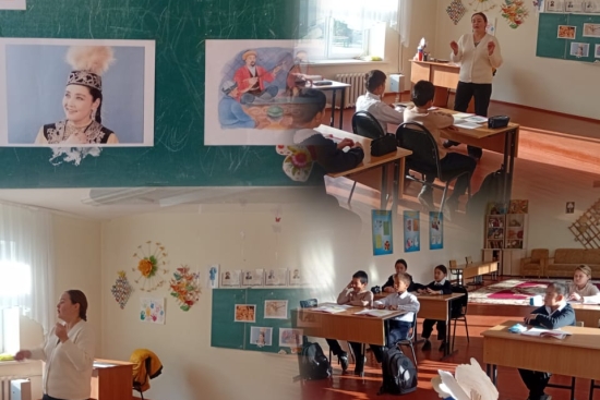 «Көркем-эстетикалық және спорттық цикл» онкүндігі жоспары негізінде 5 «А» сыныбында «Қазақтың дәстүрлі ән айту өнері» тақырыбында ашық сабақ 
