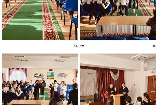  2026 жылғы 03 ақпан күні мектептің тәрбие жұмысы жоспарына сәйкес «Аналар мектебі» жобасы аясында қыз балаларға арналған жиналыс